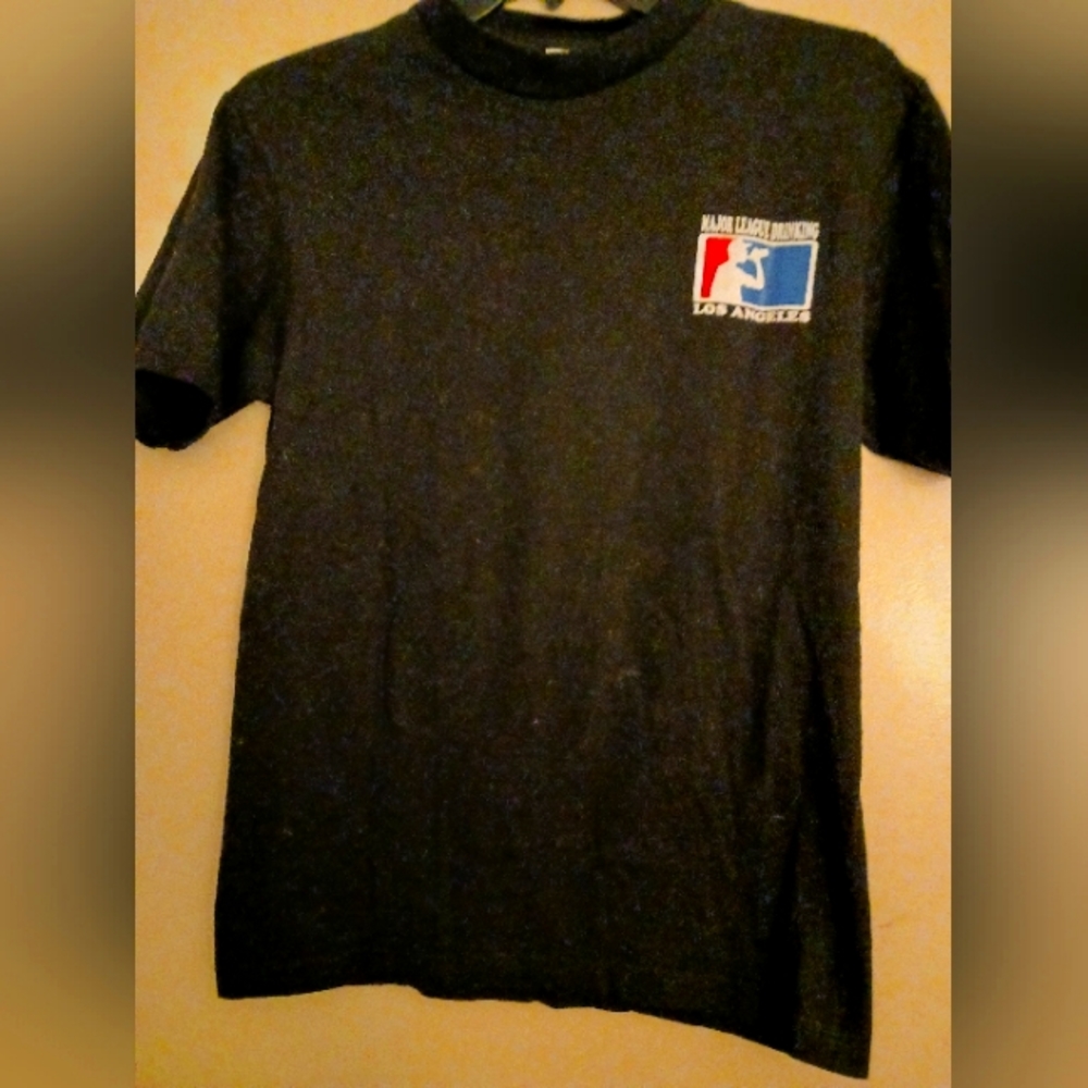 Funny Major League Drinking tshirt Sz S⁷